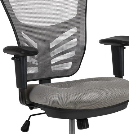 Flash Furniture Opstellen Krukken, Schuimmetaal Plastic Gebouwd Hout, Lichtgrijs Netwerk/Zwart Kader