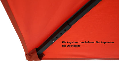 GRASEKAMP Qualität seit 1972 Antieke paviljoen Amalfi Flex 3 x 3 m terra tuinpaviljoen partytent