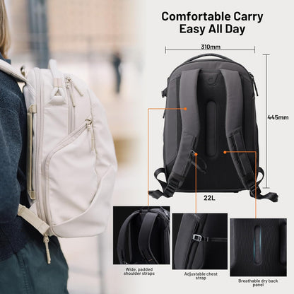 PGYTECH OneGo Lite Camera Rugzak 16L - Lichtgewicht Camera Tas Compatibel met Sony/Canon/Nikon/DSLR/SLR Mirrorless Camera's - Waterbestendige Rugzak voor Stads- en ReisFotografie