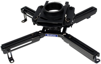 Montageset voor projector – Projectorbeugel – Beamerbeugel – Plafondbeugel – Truss plafondadapter – Zwart – Geschikt voor trussplafonds tot 3 inch breed en 3,5 inch hoog – Inclusief 3 inch buis en 1,5 inch NPT compatibel