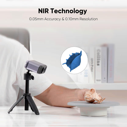 3D-Scanner – 3D-Printerscanner – Handheld Scanner – Draagbare Scanner – Digitale Scanner – 0,05 mm Nauwkeurigheid – 10 fps Snelheid Met Anti-Vibratie-Lenzen