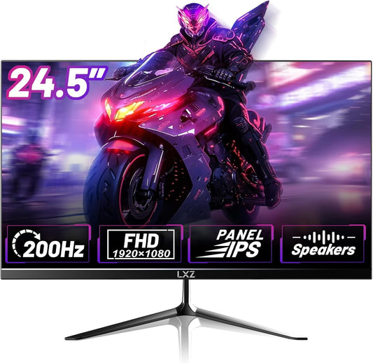 24.5 Inch Gaming Monitor 200Hz, FHD 1080p, 1ms, DP/HDMI, Eye Care, Wall Mount Compatible