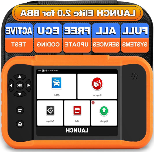 OBD2 Diagnoseapparaat – Autodiagnose Scanner – Foutcode Uitlezer – Uitleesapparaat Auto – Auto Diagnose Tool – Actieve Test Functie – ECU Codering – 50+ Resetfuncties – 4 Inch Touchscreen – Draadloos Met Batterij