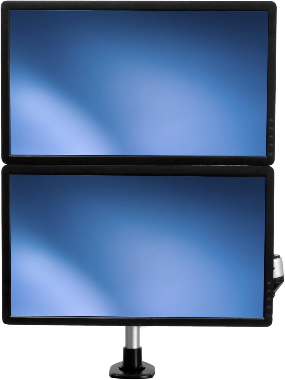 StarTech.com Dubbele monitorhouder met volledig beweegbare arm, stapelbaar, verwisselbare armen en veerondersteunde hoogteverstelling