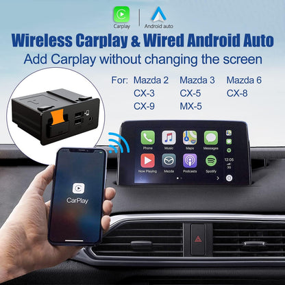 Draadloze CarPlay Retrofit Kit – Apple CarPlay Adapter – Infotainment Upgrade – Smart Carplay Interface – OEM USB Hub Vervanger – Snelle Draadloze Verbinding – Originele Stuurbediening Compatibel