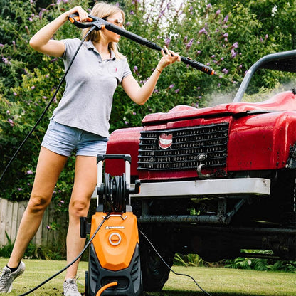 Hogedrukreiniger – Stoomschoonmaker – Waterstraler – Terrassreiniger – Autowasser – 2000 Watt Motor – 150 Bar Werkdruk