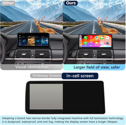 für BMW X5 E70 X6 E71 Carplay Android Auto Radio Touchscreen Original CCC Auto Stereo 2007-2010 Linux System (E70 CCC System