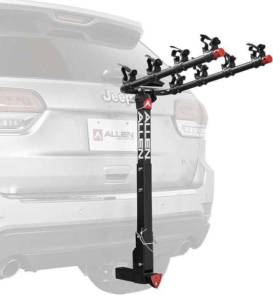 Allen Sports Deluxe 542QR 4 Bicycle Carrier with Quick Release Towbar - QUORE