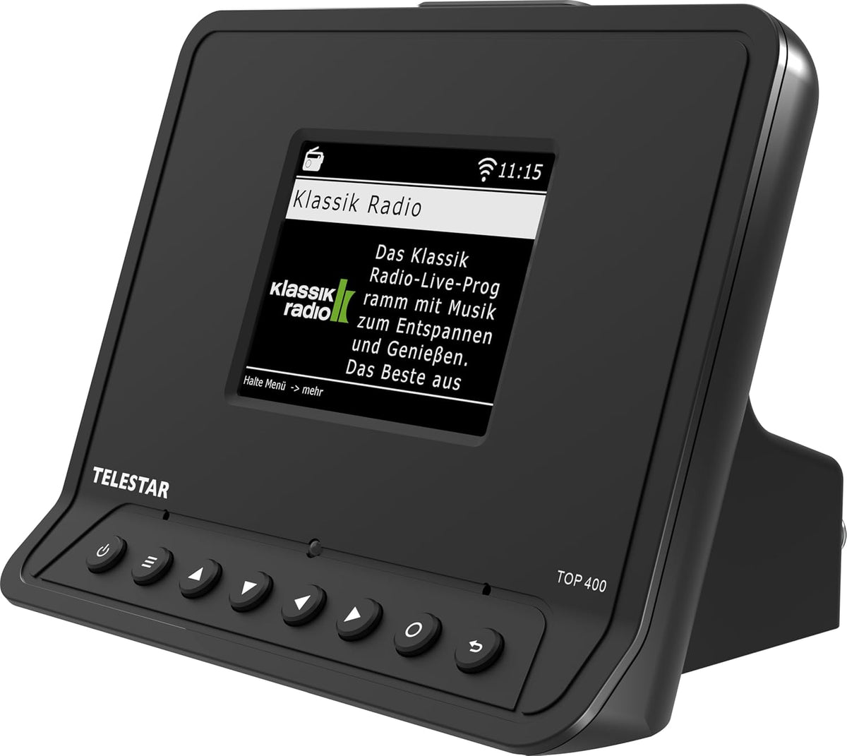 TELESTAR TOP 400 HiFi-adapter (adapter voor het achteraf inbouwen van internetradio, DAB+, streamingdiensten, Bluetooth 5.3, USB-opname) – zwart
