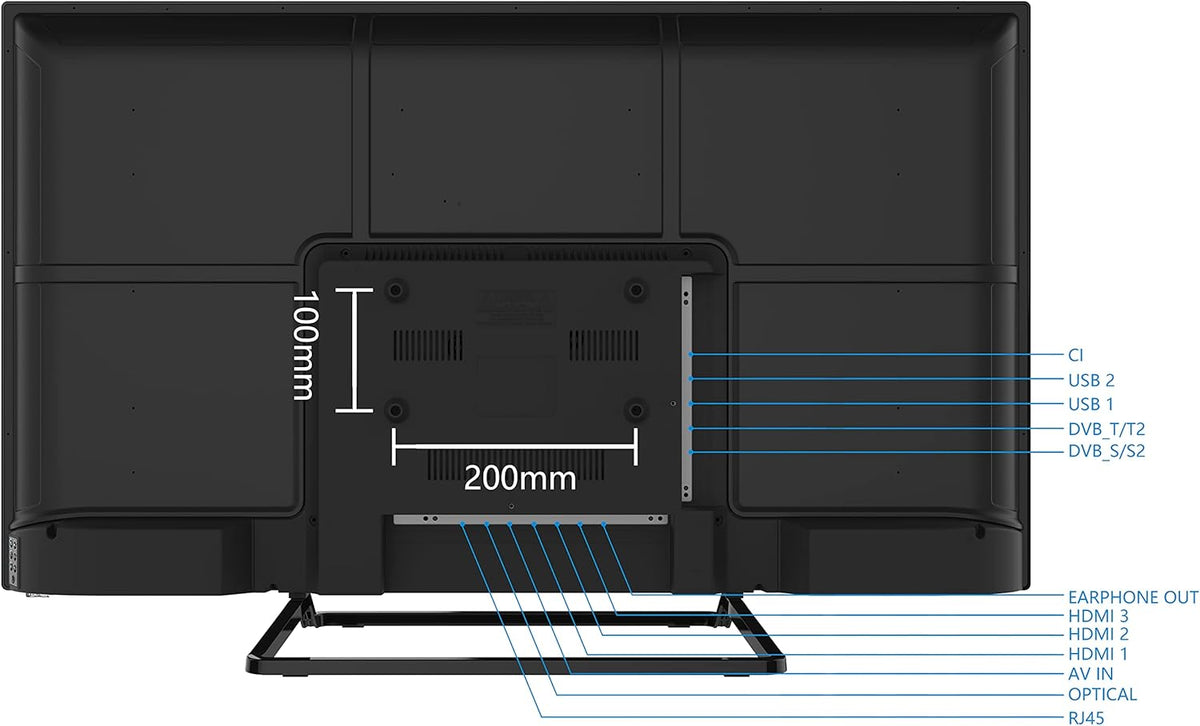 Smart Tech 40 inch FHD Android TV, Netflix en Youtube