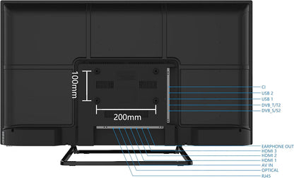 Smart Tech 40 inch FHD Android TV, Netflix en Youtube