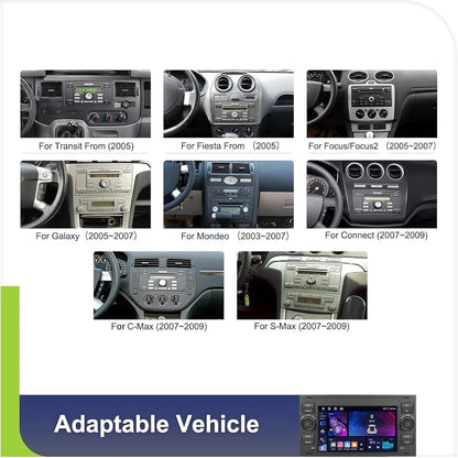 Autoradio – Multimediaspeler – 2-DIN Radio – Touchscreen Stereo – Infotainmentsysteem – 7 Inch Touchscreen – Wireless CarPlay En Android Auto