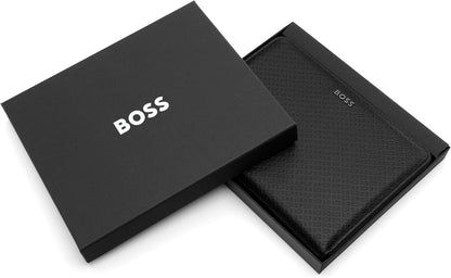 HUGO BOSS Monogram Conference Folder M Black