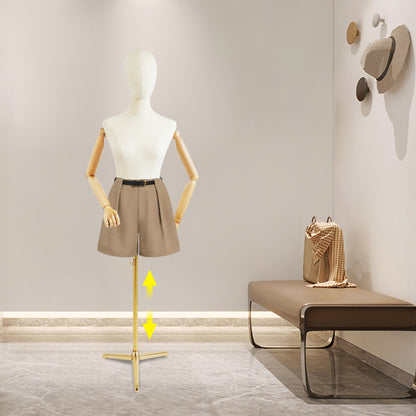 Premium Material Adjustable Design Female Mannequin | Double Hole Design, Good Flexibility, Stable Base, Assemble with Ease, Mixed Color, Brand: NaMaSyo