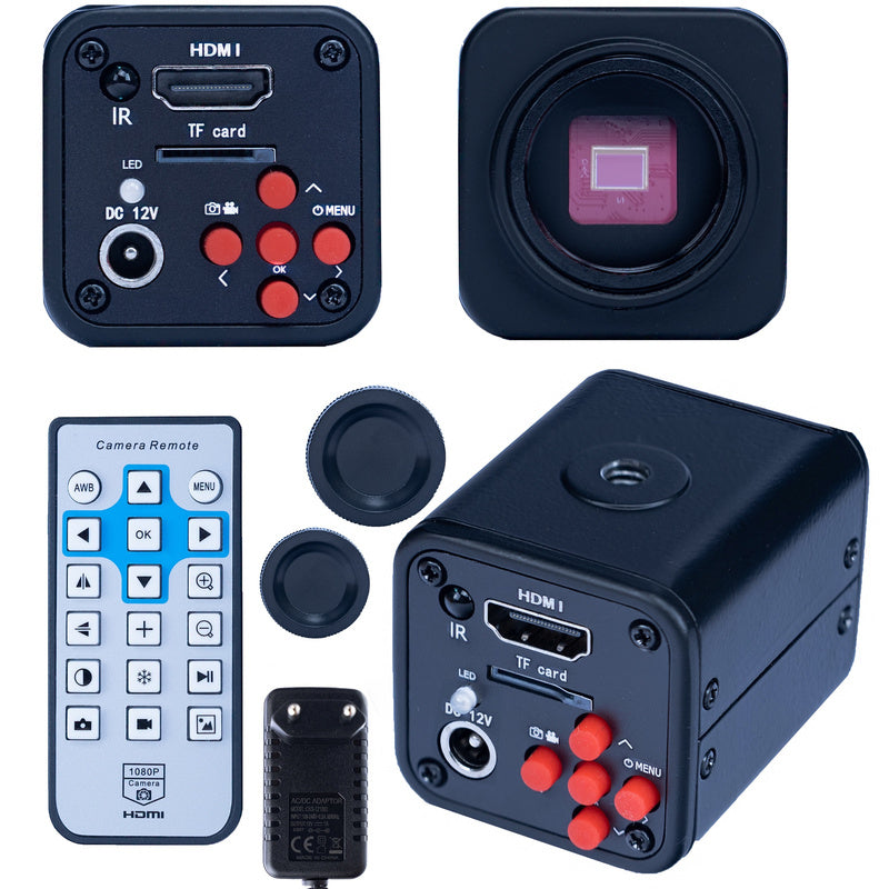 Microscoopcamera – Digitale Microscoop Camera – USB Microscoop – HDMI Microscoop Camera – Trinoculaire Microscoop Camera – 1080P HDMI Uitgang – 4K Foto & Video Opname