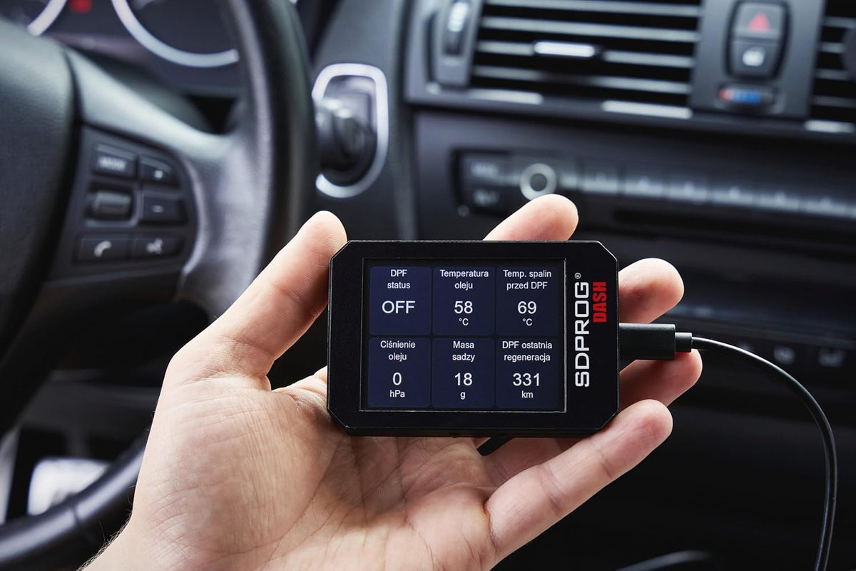 OBD2 Diagnostic Device – Autodiagnose Scanner – Motordiagnose Tool – DPF Monitor – Foutcode Lezer – Real-Time Motorstatus – Akoestische Waarschuwingen
