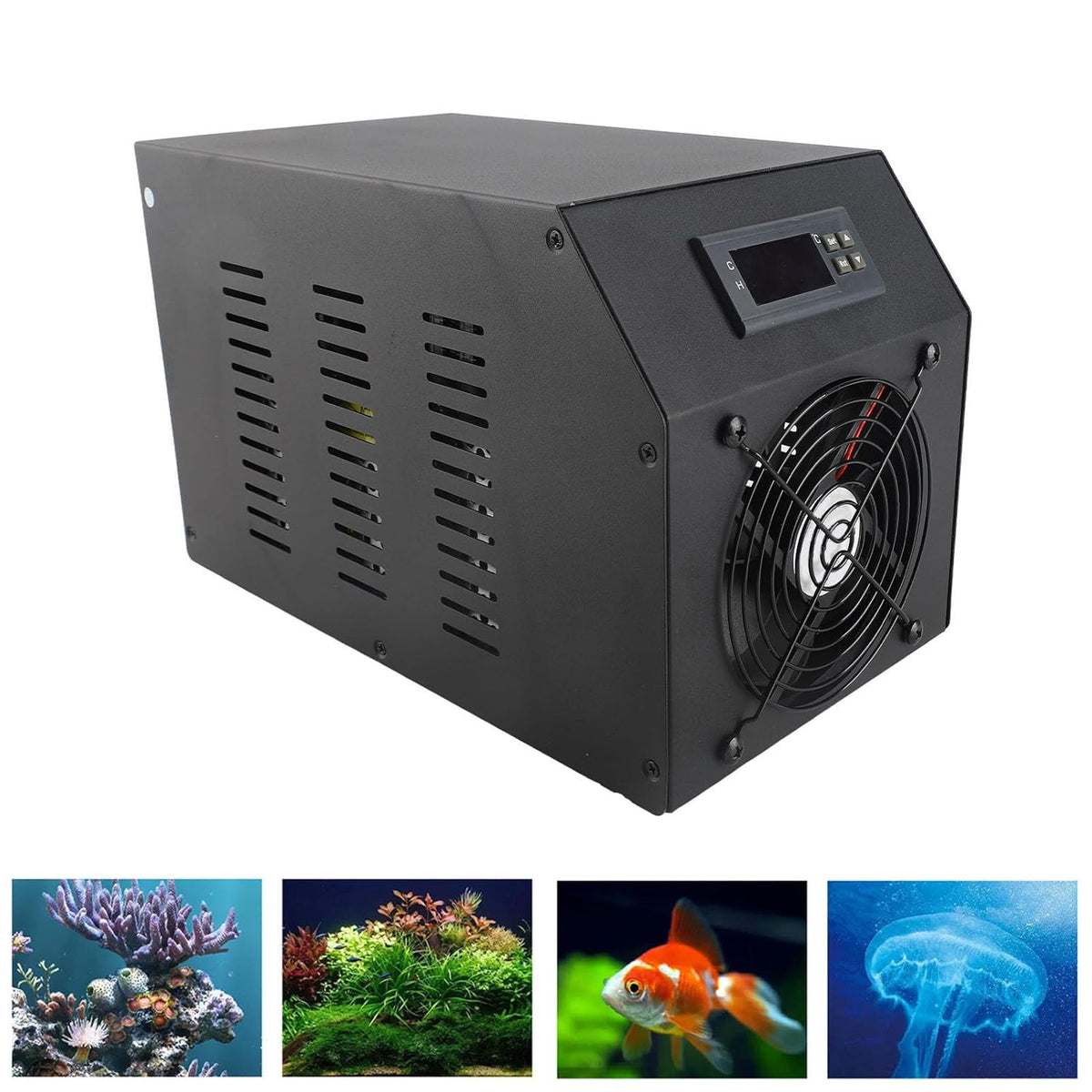 Watertankkoelsysteem – Watertankkoeler – Aquariumkoeler – Aquarium Chiller – Waterkoeler – 1/4 PK – Tot 60 Liter