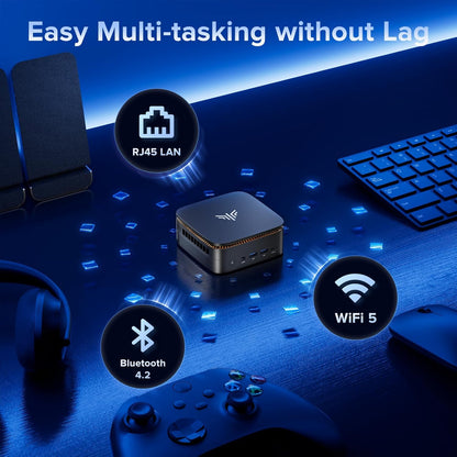 Mini PC – Compact PC – Mini Desktop – Stille PC – Krachtige PC – AMD Ryzen 4300U Processor – Triple 4K UHD Display Support