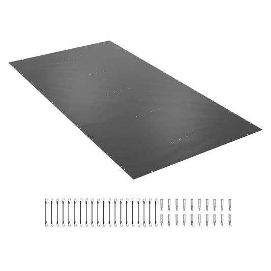 Zwembadafdekhoes – Zwembad Afdekzeil – Zwembad Cover – Zwembadhoes Veiligheid – Afdekzeil PVC – 3,5 x 6 Meter – Draagkracht Volwassenen & Kind