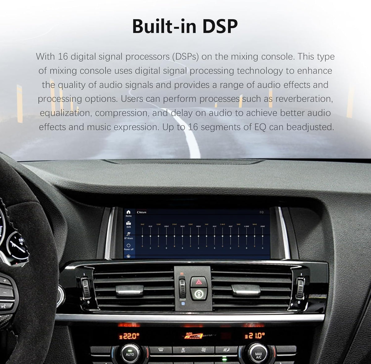 8,9 Inch Touchscreen Infotainmentsysteem – Auto Multimedia Systeem – Navigatie Systeem – Carplay Radio – Android Auto Interface – Dual-Systeem Linux – Draadloze Connectiviteit – Hoge Resolutie 1920x720