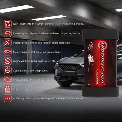 Aramox Diagnostische Code Reader Tool, voor Multidiag Pro+ Auto Diagnostische Code Reader Tool met Bluetooth Functie V3.0 2020.23 Geschikt voor A8