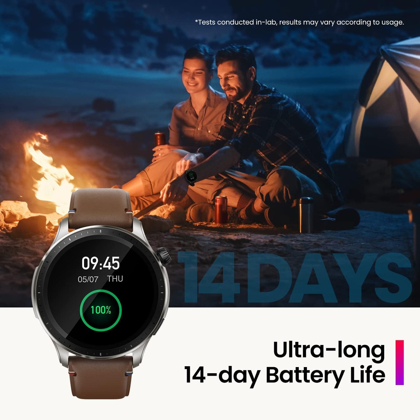 Amazfit GTR 4 Smartwatch voor iOS, Android, GPS-tracking, 150 sportmodi, bluetooth-telefoongesprekken, muziekopslag, 14 dagen batterijduur, Alexa