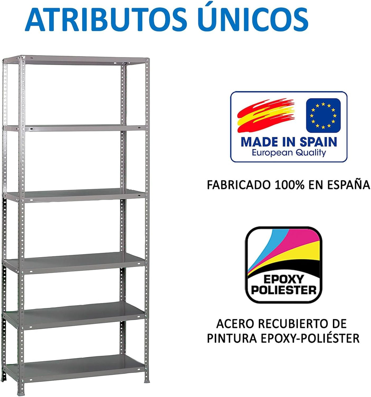 Simon Rack Stellingkast Metaal, 2000x1000x400 mm, Buigpunt 100, 6 Verstelbare Niveaus, Metalen Planken, Robuust Opslagrek voor Garage, Kelder en Werkplaats, Grijs – Simon Classic