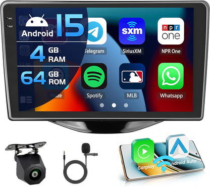 Autoradio – Multimediasysteem – Navigatiesysteem – Infotainmentscherm – Multimediascherm – Geschikt Voor Auto’s 2015-2020 – 9 Inch In-Cell Touchscreen – 4GB RAM + 64GB Opslag