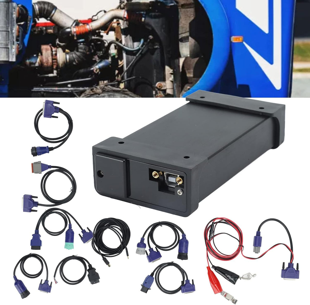 Aramox Truck Tool Belt Box Cnh Dpa5 Diagnostic Tool Voor New Holland Electronic Tools K-Line Kabel Cnh Est Engineering Dpa 5 Ondersteuning J2534 Truck Scan