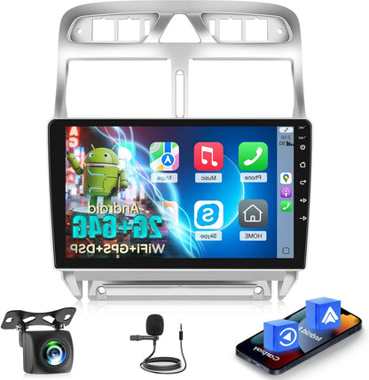 Android Autoradio – Multimedia Systeem – Auto Radio – Navigatie Unit – Infotainment Center – 9 Inch IPS Touchscreen – Draadloze CarPlay & Android Auto