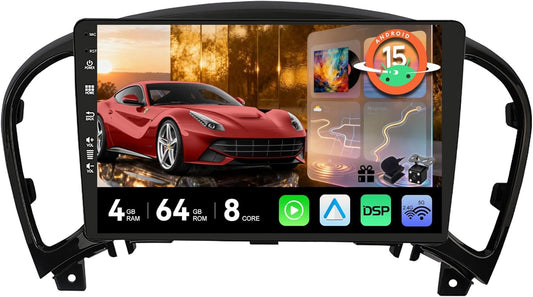 MSD Autoradio Voor Nissan Juke J15 / YF15 Infiniti ESQ (2010-2019) | Android 15 GPS Navigation Radio | 4G+64G | CarPlay Android Auto Stuurwiel DAB 4G WiFi DSP Bluetooth 360-CAM | Camera | 2 Din 9 Inch