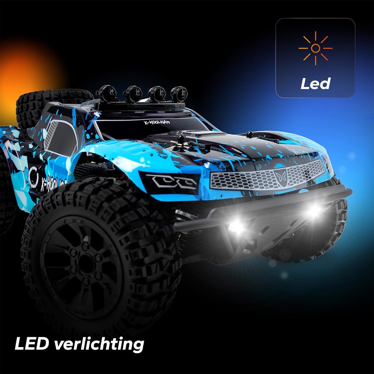 RC Auto – Afstandsbediening Auto – Monstertruck – Buggy – RC Buggy – 35 km/u Topsnelheid – IPX5 Water- en Stofbestendig