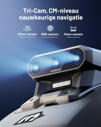 Robotmaaier – Automatische Grasmaaier – Gazonmaaier – Robot Grasmaaier – Tuinmaaier – Drievoudige Camera AI Navigatie – Geschikt Tot 500 m² Gazon