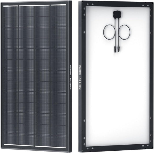 Renogy ShadowFlux Solar Panel, Anti-Shadow, N-Type, PV Module, 200 W, 12 V, 25% High Efficient, Solar Panel for Motorhomes, Homes, Balconies, Boats, Agricultural Roofs, Batteries, Off-Grid - QUORE