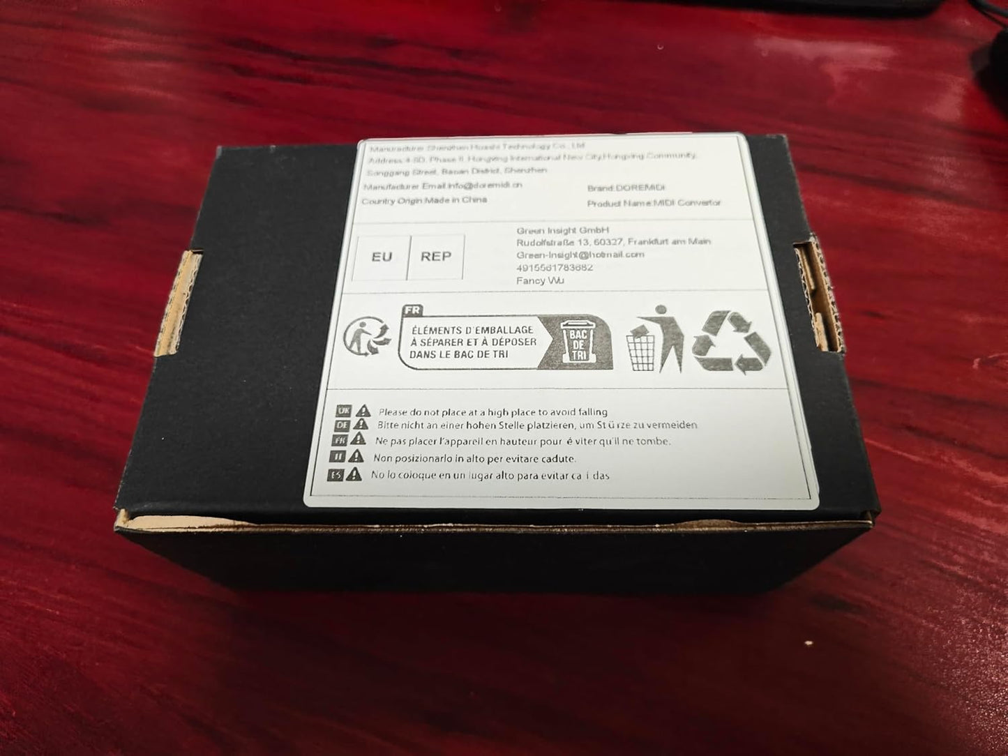 LTC-MIDI Tijdcodesynchronisatie – MIDI LTC Syncbox – Tijdcodeconverter – Tijdcodegenerator – Tijdcodelezer – USB MIDI Interface – OLED Display