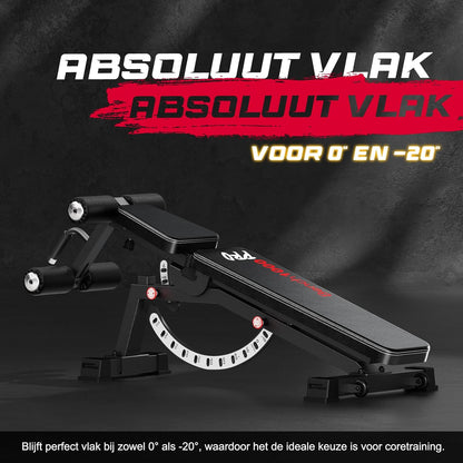 Keppi Verstelbare Halterbank, met 600 kg Capaciteit, Schuine & Platte Bank voor Thuisfitness, Multifunctionele Trainingsbank voor Bankdrukken, Krachttraining en Full-Body Workouts – Bench1000 Pro