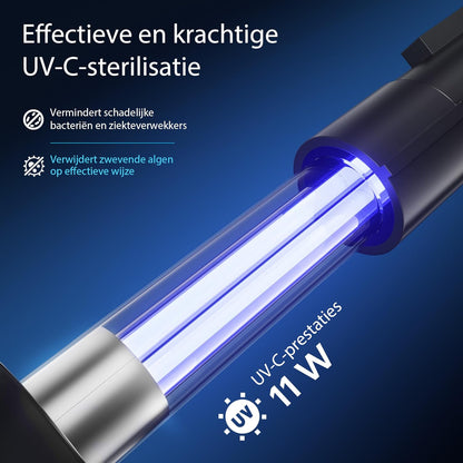 Wiltec CPF-250 Drukvijverfilter met ingebouwde UVC-eenheid 11W voor vijvers tot 10000 liter
