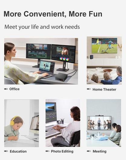 C4 Mini PC with Ryzen 5 3550H Processor (up to 3.7GHz), 16GB RAM 512GB SSD, Triple Display Support/USB 3.2/Dual RJ45 LAN/Wi-Fi 5/BT 5.0, Mini Desktop PC for Home Office - QUORE