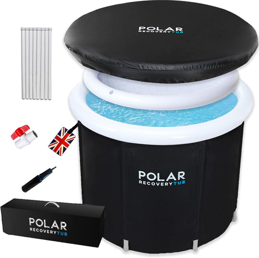 Polar Recovery Tub/draagbaar ijsbad voor training in koudwatertherapie/Een ijsbad voor atleten - Spa voor volwassenen voor ijsbaden en weken