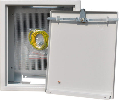 SKT Antennekast met metalen geperforeerde plaat 60 x 60 x 20 cm, QAS6065