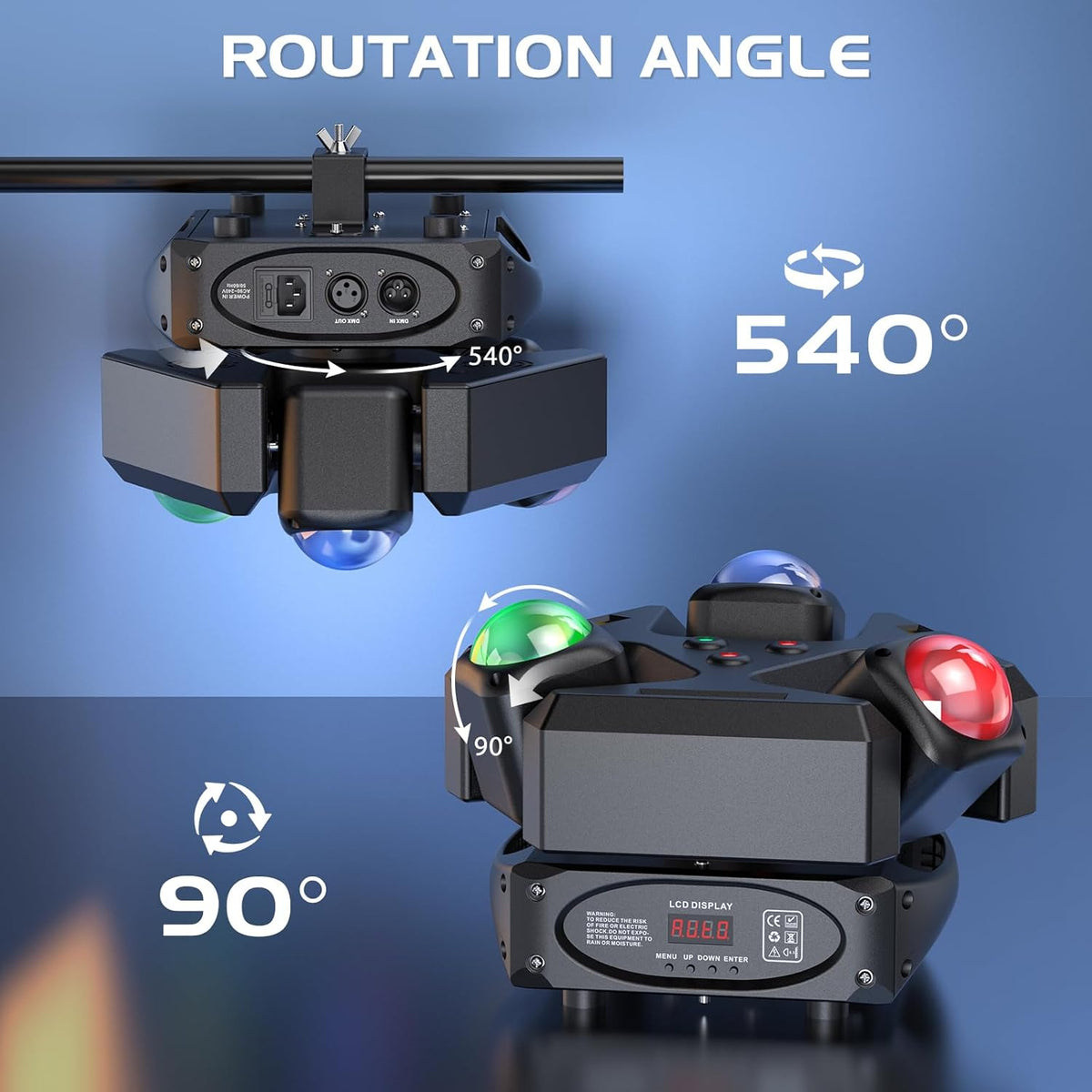 Moving Head LED 150W partylicht discolicht RGBW beam con COB stroboscoop 19/29CH podiumlicht voor DJ Bar Club bruiloft