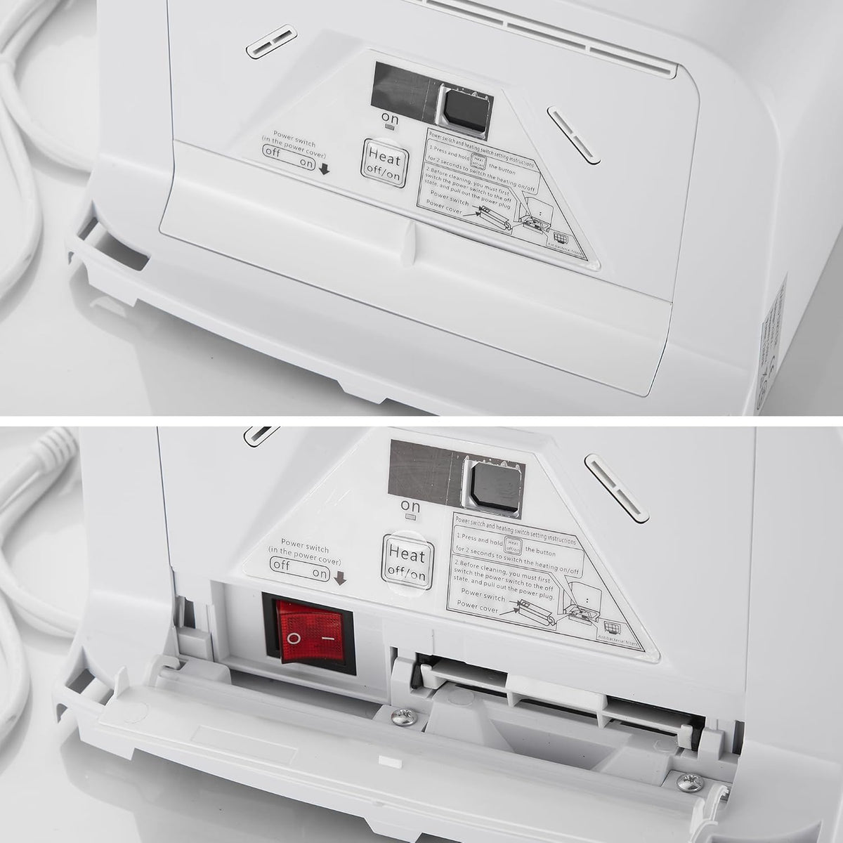 Handdroger – Handendroger – Automatische Handdroger – Elektrische Handdroger – Wandhanddroger – Compact Design – 1200 Watt Power
