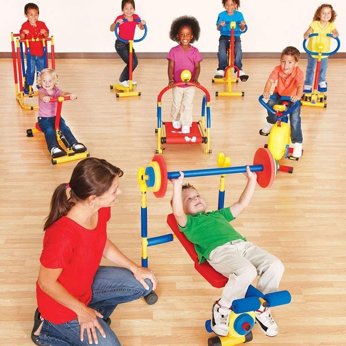 Children rowing machine,adjustable kids training equipment,indoor waist and back trainer,fitness exercise equipmen - QUORE