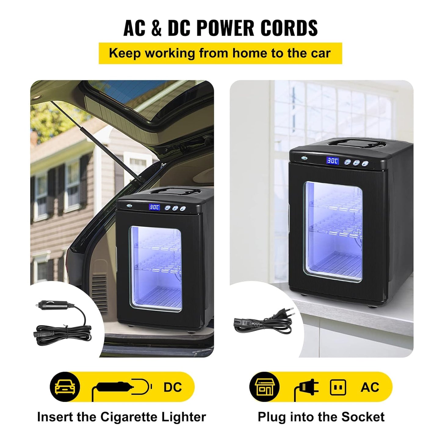 Incubator 5°-60 °C (36-140 °F), 25 l, automatische broedmachine met constante temperatuur voor reptielen of amfibieën
