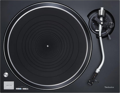 Technics SL-100CEG-K Direct Drive Draaitafel Systeem met AT-VM95C Cartridge, Auto Lifter, Kernloze Motor, Vinylspeler met 3 Snelheden, Zwart