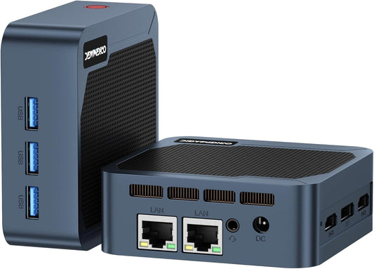 C2 Mini-pc, met Intel N150 processor (tot 3,6 GHz), mini-computer, 12 GB RAM, 512 GB SSD, mini-desktop-pc