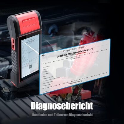 LAUNCH X431 Diagun EVO OBD2 diagnoseapparaat (OE-niveau) voor alle systemen, met ECU-codering, batterijtester, actieve test, 16 resetfuncties, videoscope-functie optioneel, ondersteunt CAN FD & DoIP