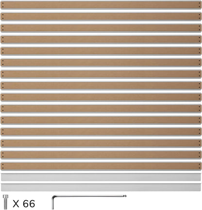Genmitsu 1313 Aluminium & MDF Hybride Spoilboard-tafel voor CNC-routermachine PROVerXL 4030 V2 tot 1313 XY-as uitbreidingsset, 1490 x 1393 x 20 mm