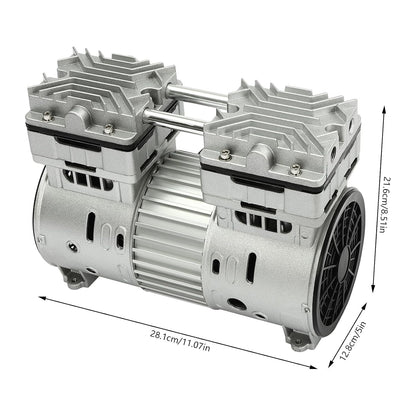 Vacuum Pomp – Olievrije Pomp – Laboratorium Pomp – Suppressiepomp – Luchtcompressor Pomp – 800W Motor – 1400 rpm Snelheid