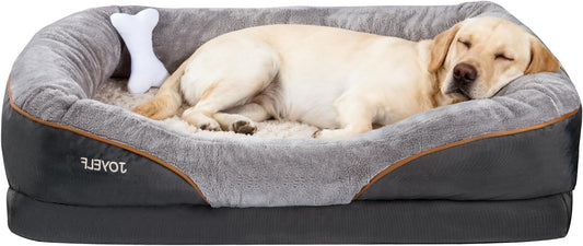 Hondenbed – Hondenkussen – Hondenmat – Dierenbed – XXL – Orthopedisch Memory Foam – Afritsbare Wasbare Hoes